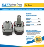 2X 18V 3AH Nimh Battery For Bosch BAT025 BAT026 BAT160 BAT180 BAT181 3453-01. Fixed Price $79.45.