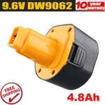 9.6VOLT DW9062 DW9061 Ni-mh 4800MAH Battery For Dewalt Cordless Drill Tools. Fixed Price $16.39.