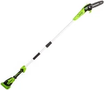 Cordless Pole Saw 40V 8 Inch Tool Only Greenworks PS40B00 Battery Charger. Fixed Price $209.99.