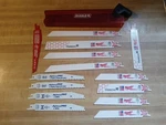 Diablo, Milwaukee & Avantipro Assorted Bi-metal Reciprocating Blade Set Sawzall. Fixed Price $49.99.