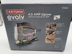 Used Craftsman 320.17434 Evolv 4.5 Amp Corded Jig Saw Guide & Blades. Fixed Price $31.50.