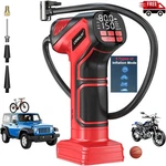 Cordless Tire Inflator Air Compressor For Milwaukee 18V Battery 150PSI Tool Only. Fixed Price $45.97.
