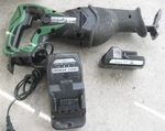 Tested+ Commercial Hitachi Reciprocating Saw W/battery Charger. Fixed Price $49.76.