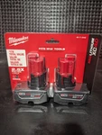Milwaukee M12 Redlithium XC4.0 12V 4.0AH Li-ion Battery 2-PACK 48-11-2442. Fixed Price $90.00.