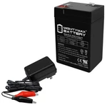 Mighty Max ML4-6 6V 4.5AH Replaces Deer Game Feeder Battery + Charger. Fixed Price $24.99.