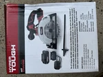 Hyper Tough 20V Max Cordless 6-1/2" Circular Saw With Battery & Charger AQ80022G. Fixed Price $53.95.