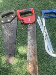 3 Misc Saw + Blade.milwaukee.wood Handle Stanley, Lennox. Fixed Price $31.70.