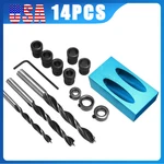 Diy Pocket Hole Jig Kit 850 Easy Drill System Woodworking Screw Heavy Duty. Fixed Price $7.59.