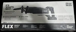 Flex 24V Brushless Reciprocating Saw FX2271-Z Li-ion Tool Only, 6/9IN Blades. Fixed Price $115.00.
