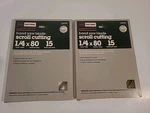 (2) Vintage Sears Craftsman Band Saw Blade Scroll Cutting 1/4" X 80" 15 Teeth. Fixed Price $26.95.