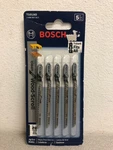 Bosch T101AO 3-1/4 In. High Carbon Steel T-shank Jig Saw Blade 20 Tpi 5 Pk. Fixed Price $9.97.