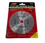 American Tool Exchange 4-1/2 Dry Diamond Blade Cutting 7/8 Arbor Sealed. Fixed Price $9.35.