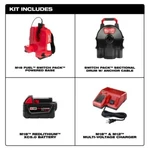 Milwaukee Canada 18V Cordless Drain Cleaning Switch Pk Sectional Drum System Kit. Fixed Price $1462.30.
