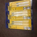 Irwin 3071314 Milled Tpi Marathon Bi-metal Ushank Jig Saw Blade IN.3 Pack. Fixed Price $11.00.