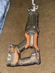 Ridgid Reciprocating Saw 18-VOLT Lithium-ion Cordless Brushless. Fixed Price $75.00.