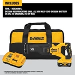 New Dewalt 20V Max Xr Power Detect Brushless Recip Saw Kit DCS368W1. Fixed Price $299.99.