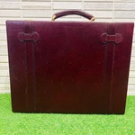 Gold Pfeil Attache Case Oxford Double Opening Gullwing Japan. Fixed Price $490.84.