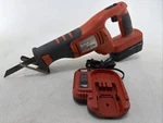 Black & Decker Fire Storm 18V Cordless Reciprocating Saw Battery And Charger. Fixed Price $99.00.