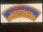 Delta 14" Bandsaw Top Wheel Cover Decal. Fixed Price $18.00.