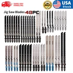 48PC T-shank Assorted Blades Set Wood Plastic Metal Cutting. Fixed Price $14.99.