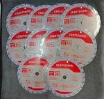 (10) Craftsman 7-1/4 Inch 24T Framing/ripping Circular Saw Blade (CMAS272524). Fixed Price $58.99.