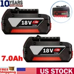 2PACK Professional Bosch Battery 18V 7.0AH BAT620 BAT622 BAT618 BAT619 Gsb Gba. Fixed Price $55.91.