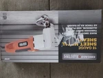 Chicago Electric Corded Sheet Metal Shears 18 Gauge With Tungsten Carbide 61737. Fixed Price $50.00.