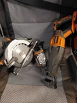 Ridgid Power Set Circular Saw Recip Work Light Orange/black (tool Only). Fixed Price $87.50.