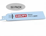 50 Pack Hilti 6" Reciprocating Saw Blades 14 Tpi 1.8 Mm For Thick Metal Cutting. Fixed Price $79.99.