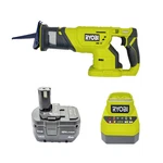 Ryobi 18-VOLT Cordless Reciprocating Saw Kit 4AH Battery And Charger No. Fixed Price $191.43.