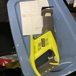 Ryobi P515 18V One+ Cordless Reciprocating Saw Tool Only. Fixed Price $28.00.
