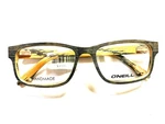 O'neill Eyeglasses Frames Ono-ryder C.125 Black Brown Wood Square 55-17-140. Fixed Price $79.00.