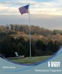 20' & 25' Delta Pin-lock Telescoping Flag Pole (silver). Fixed Price $204.00.