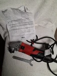 Milwaukee 6117-33D 13 Amp 5" Var Speed Grinder Slide, Lock-on. Functions 100%. Fixed Price $76.00.