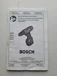 Bosch Drill Driver Owner Manual 32609 32612 32614 32618 Free Shipping. Fixed Price $11.99.