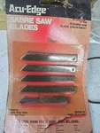 Accu-edge Sabre Saw Blades. Fixed Price $15.00.