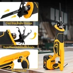 Jexugk Reciprocating Saw Cordless, 21V 4.0AH Battery Brushless Power. Fixed Price $34.00.