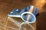 Nos Delta Carter Products 14" Blade Guard Bracket Round Post. Fixed Price $13.45.