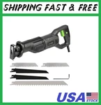 Galax 120V Reciprocating Saw, 6.0 Amp Variable Speed Corded. Fixed Price $82.99.