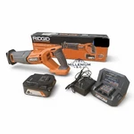 Ridgid 18V Cordless Reciprocating Saw Kit - 4.0AH Battery & Charger Open Box. Fixed Price $149.00.