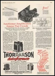 1925 Thordarson Electric Chicago Autofromer Amplifier Diagram Vintage Print Ad. Fixed Price $20.89.