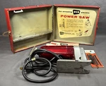 Vintage Wen - Electric Power Saw Mocel 505K Works W/ Metal Box Advertising. Fixed Price $39.99.