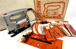 B&d Black Decker 7515 Vintage Metal 1/7 Hp Portable Jig Saw W/ Case Blades. Fixed Price $34.99.
