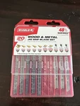 Diablo DJT20S T-shank Wood & Metal Piece Jig Saw Blade Set With Case. Fixed Price $20.00.
