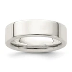 Sterling Silver 6MM Comfort Fit Flat Band Ring. Fixed Price $152.95.