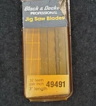Vintage Black & Decker Jig Saw Blades 49491 Metal Cutting 10. Fixed Price $7.50.