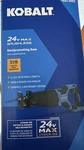 New Kobalt KRS-224B-03 24V Variable Speed Brushless Reciprocating Saw. Fixed Price $85.49.