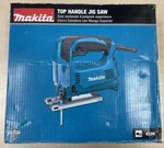 Makita 4329K Top Handle Jig Saw New Open Box. Fixed Price $89.99.