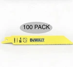 Dewalt Reciprocating Blades 6 18 Tpi 100 Pack For Standard Sawzalls. Fixed Price $199.99.