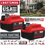 2PACK New For Craftsman Volt Max 8.0AH Li-ion Battery CMCB204 CMCB202 CMCB201. Fixed Price $54.98.